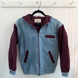 Vintage Retro Great Land 90's Denim Jacket Size S